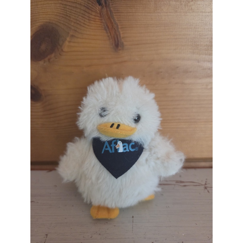 Aflac plush Keychain TALKS WORKS Insurance Mascot collectible Small White Duck